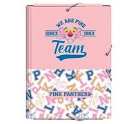 Dohe - Cartellina con 3 alette formato Folio - Pink Panther - Modello Team