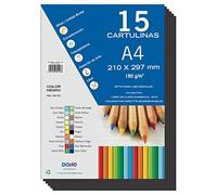 Dohe - Cartoncino 15 fogli A4 - Nero
