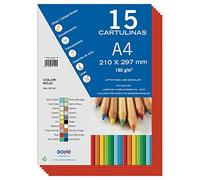 Dohe - Cartoncino 15 fogli A4 - Rosso