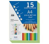 DOHE - Cartoncino 15 fogli A4 - Verde Mondego