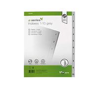 Dohe - Indice Basic, A4 da 1 a 10, Grigio