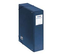 Dohe Project Box Lomo 9cm - Cartoncino Foderato con Carta Stampata e Laminata - Chiusura con Elastici - Colore Blu NEW