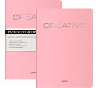 DOHE - Quaderni A4 Interno Liscio CREATIVE (2 pz.)