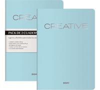 DOHE - Quaderni A4 Interno Liscio CREATIVE (2 pz.)