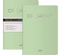 DOHE - Quaderni A4 Interno Liscio CREATIVE (2 pz.)