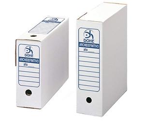 Dohe - Raccoglitore con Scatola annuale, Colore Bianco (9152)