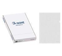 DOHE SCATOLA DA 100 DOSSIER A BASIC - formato folio - trasparente NEW