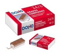DOHE Scatola da 1000 graffette 24/6 di rame NEW