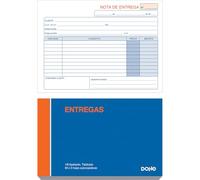 Dohe - Segnalibri Note di Consegna (10 pz.) - 50 fogli triplicati (50 fogli con 2 copie), formato A6 paesaggio 15 x 10 cm, blocchi spagnoli per spedizioni di merci, forniture per ufficio