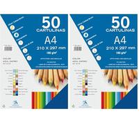 Dohe - Set Di 100 Cartoncini, Formato A4 Azul Zafiro