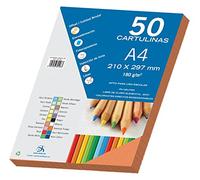 Dohe - Set Di 50 Cartoncini, Formato A4 arancione