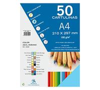 Dohe - Set Di 50 Cartoncini, Formato A4 Azul Océano