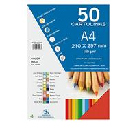 Dohe - Set Di 50 Cartoncini, Formato A4 rosso