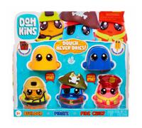 MGA Entertainment DohKins Hero Pack Characters (Builder, Pirate, Fire Chief) - L'Impasto non si Asciuga mai, Senza Glutine, per Collezionisti e Bambini. Età 3+