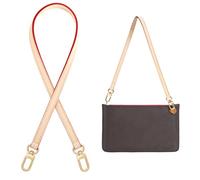 DOIAPUOS Tracolla di ricambio per accessori multi pochette, regolabile, in pelle di vacchetta, compatibile con Boulogne & Montaigne (larghezza 1,1 cm e lunghezza: 60 cm)