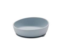 Doidy Ciotola in silicone per bambini, con ventosa, morbida, flessibile, per lo svezzamento, antiscivolo, con ventosa, inclinata, da 6 mesi al bambino (grigio)