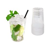 DoimoFlair Bicchiere Cocktail in plastica Morbida infrangibile impilabile Semi Trasparente 60 cl. Set 20 Pezzi.