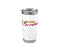 Doin' Donuts - Funny Driving Drifting Funny Car Burnout Bicchiere termico in acciaio inox doppia parete