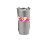 Doin' Donuts - Funny Driving Drifting Funny Car Burnout Bicchiere termico in acciaio inox doppia parete