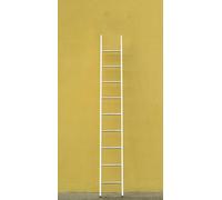 Venus scala in alluminio da appoggio 8 gradini 250 cm 4,50 kg con piedi antisdru
