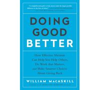 William MacAskill Doing Good Better (Tascabile)