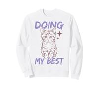 Doing My Best Cute Cat Funny Relatable Felpa
