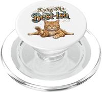 Doing My Best Ish Relatable Cozy Sarcastico Daily Life Citazione PopSockets PopGrip per MagSafe