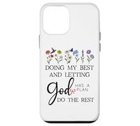 Doing My Best & Letting God Do the Rest Quote God Has a Plan Custodia per iPhone 12 mini