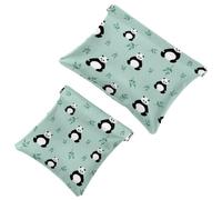 Doing Sporting Yoga Dog Pocket Cosmetic Bag Impermeabile Squeeze Makeup Bag No Zipper Auto-Closing, Mini Portatile Viaggio Storage per Cuffie Gioielli, Multicolore 03, 7.1x5.8 inch/4.7x4.5 inch