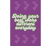 Doing Your Best Looks Different Everyday - 12 month Flexible Planner
