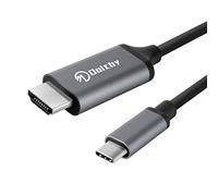 Doitby - Cavo da USB C a HDMI Grigio Evelina 6 Feet