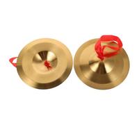 DOITOOL 1 Paio Di Mini Piccoli Piatti Da Mano In Lega Da 24 Cm Gong Banda Percussioni Ritmiche Strumento Musicale Per Batteria Piatti Da Mano