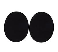 DOITOOL 1 Paio Patch Ovale A Forma Di Numero Donna Amido Toppe Per Gomiti Sui Maglioni Da Stiro Toppa Adulto Calore Toppe Sui Gomiti Cucito Similpelle Scamosciata Black