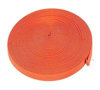 DOITOOL 1 Rotolo Banda Elastica Elastico Fai da Te Cucito a Rocchetto Elastico Fascia Elastica Elasticizzata Fascia Elastica Semplice Cinturino Elastico per Scarpe Arancia
