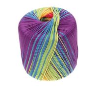 DOITOOL 1 rotolo di filato di cotone arcobaleno sfumato super morbido per lavori a maglia fai da te per maglioni, cappelli, sciarpe, scialli, filato spesso per accessori caldi e confortevoli