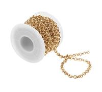 DOITOOL 1 Rotolo Golden O-Chain Collana a Catena Catene di Collana Fabbricazione Risultati della creazione di Gioielli Making Collace Catene di gioielleria collane Alluminio