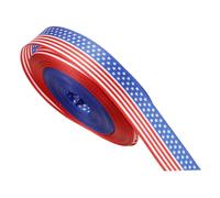 DOITOOL 1 Rotolo Nastri da imballaggio Artigianali Nastro del dell'indipendenza Nastro Patriottico Blu Nastri per Il dell'indipendenza Nastri Modello