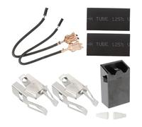 DOITOOL 1 Set Accessori per forno Accessori per elettrodomestici Kit per sostituire connettori presa del bruciatore morsettiera contenitori spina della stufa della blocco recipiente