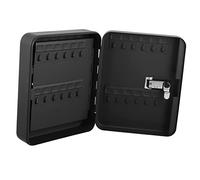 DOITOOL 1 Set cassetta delle chiavi organizzatore casa parete tasti acciaio fessura armadio portaoggetti con serratura cassette di blocco chiave armadietto delle chiavi ferro da stiro Nero