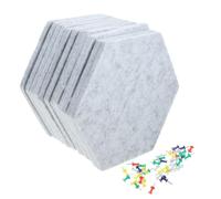 DOITOOL 1 Set Esagonali Colorati Tappetini Insonorizzanti per Scuole e Decorazioni per come Bacheca Messaggi e Adesivi per