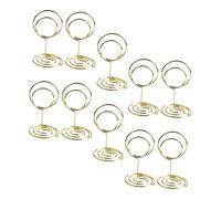 DOITOOL 1 Set Supporti Per Foto Metallo Con Clip Per Tavolo Portatovaglioli Per Matrimonio E Clip Per Menu E Segnaposto Carbonio Facili Usare 10 Pezzi