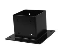 DOITOOL 1 Set Supporto di ringhiera del portico di gazebo metter il fondo a supporto per palo da recinzione involucri di colonne per portico involucro quadrato per portico ferro da stiro