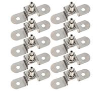 DOITOOL 10 ganci per fune metallica per appendere quadri a secco per buco della serratura ganci per appendere fune metallica ganci per appendere specchi ganci per cornici per appendere alla parete ganci per pittura a olio