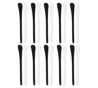 DOITOOL 10 paia di copri-stanghette per occhiali - Supporto per aste per occhiali in silicone con foro rotondo - Copri-punte terminali per con montatura in metallo, da indossare tutto il