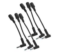 DOITOOL 10 pezzi Adattatore Alimentazione Laptop Maschio Angolato Compatto Resistente per Viaggi e Uso
