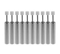 DOITOOL 10 Pezzi Ammortizzatore Idraulico Mini, Acciaio Inox Bianco | Chiusura Morbida e Controllata, Adatto a Spazi Compatti e Bidoni Piccoli, Montaggio Retrofit Semplice