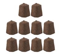 DOITOOL 10 Pezzi Blocchi Nutrienti per Semina Senza Terra Substrato Peat Traspirante e Umidificante per Orto e Fiori Supporto Leggero e Aerato per Piantine e Talee in Casa e Giardino