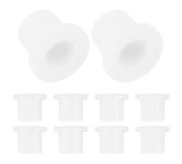 DOITOOL 10 Pezzi Cerniera Congelatore Ricambio in Plastica Bianco per | Riparazione Fai, Supporto per Perno Porta, Riduce Attrito e Rumore, 1, 60x1, 60x1, 20cm