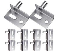 DOITOOL 10 Pezzi Cerniere per Porte in Legno Resistenti, Ferro Argento, | Facili da Installare e Rimuovere, Uso Pratico, Finitura Curata, per Porta Girevole in Edificio Alto