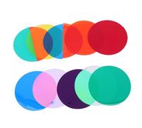 DOITOOL 10 Pezzi Di Pellicola A Colori Per Luce Ambientale Filtri Per Studio Fotografico Filtri Per Correzione Della Luce A LED